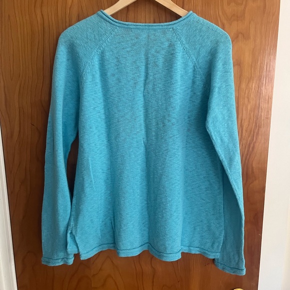 Lilly Pulitzer turquoise sweater - Picture 2 of 5